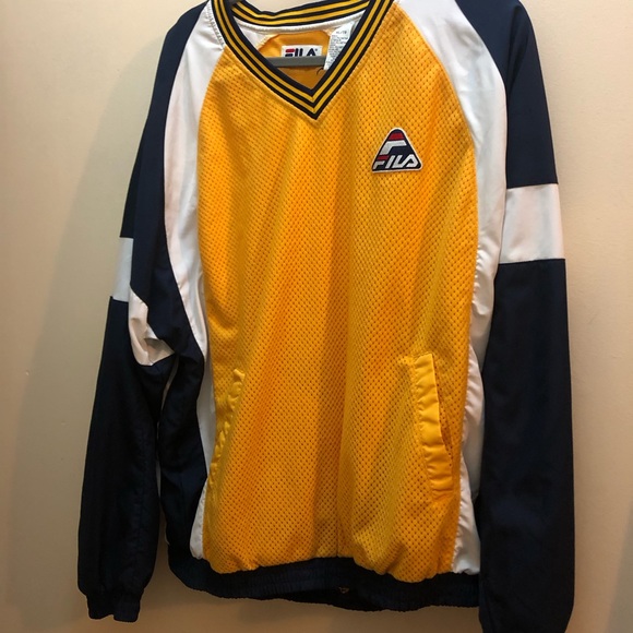 FILA unisex jersey long sleeve v-neck sweater (XL) - Picture 1 of 3